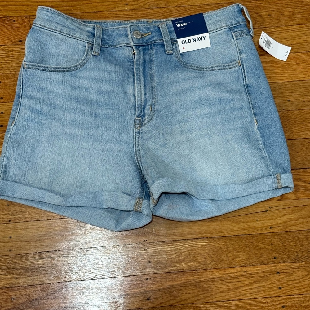 Old Navy Women's Sky Blue Jean Shorts